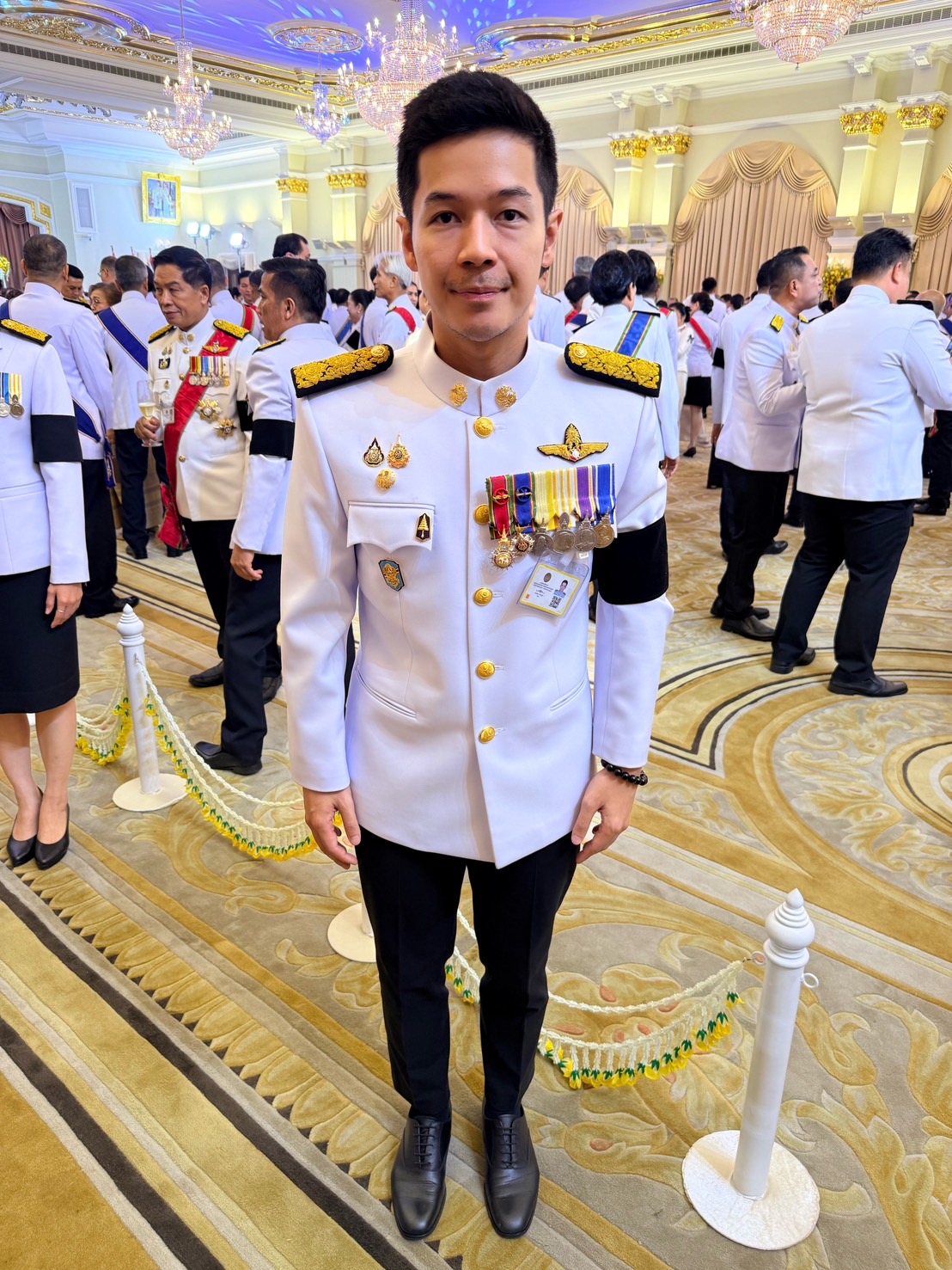 เข้าร่วมงานสโมสรสันนิบาต เนื่องในวันฉัตรมงคล ณ ทำเนียบรัฐบาลครับ